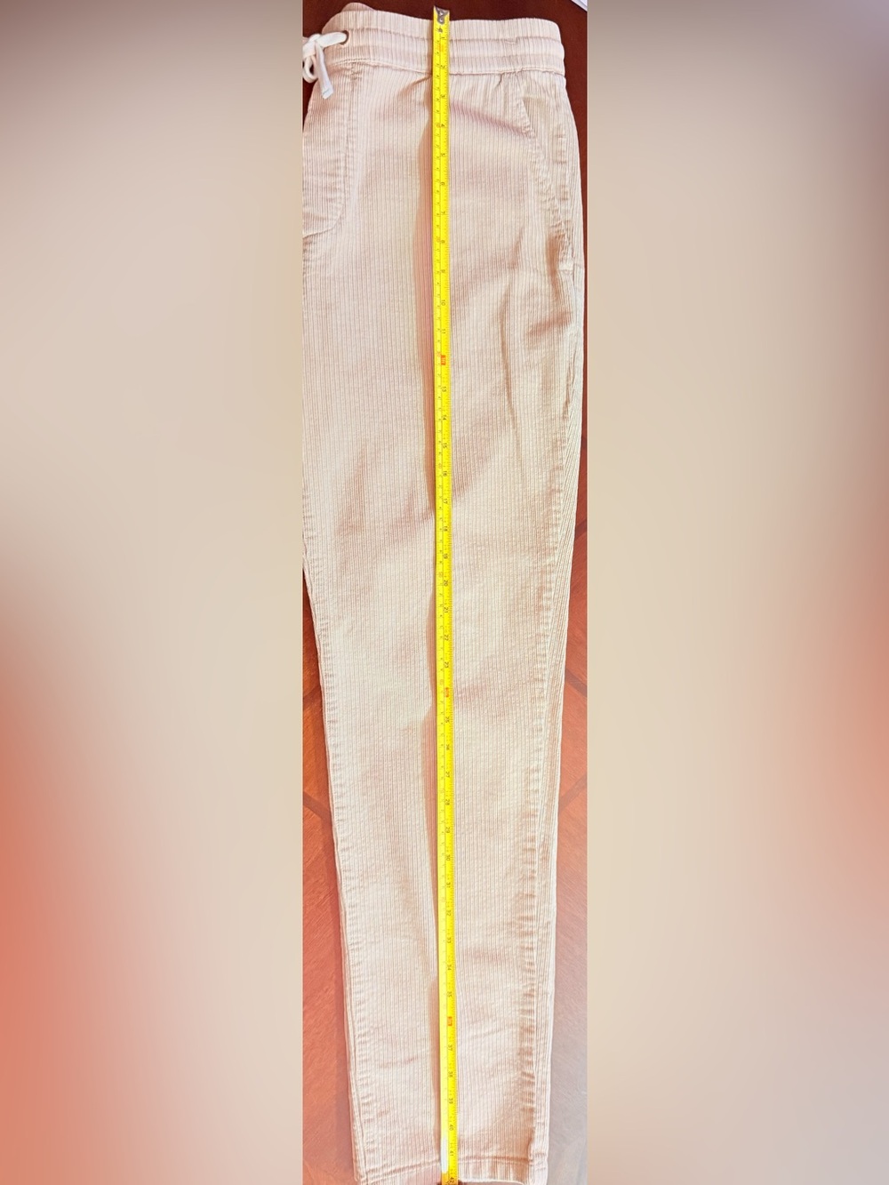 Marine Layer Men's Corduroy Drawstring Pants - Beige - Picture 12 of 13